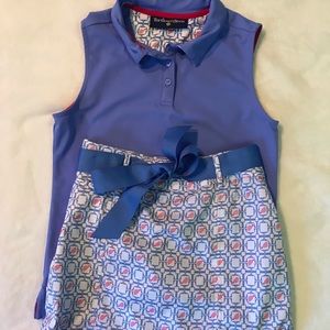 Girl‘s Turtles and Tees golf skort and shirt.